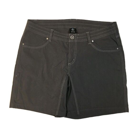 Kuhl Kliffside Air Roll-up Shorts Womens 12 7" Inseam Gray Hike Outdoor Utility - Picture 1 of 14